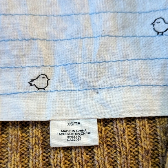 Anthropologie canary cardigan open style mustard yellow size xs - Picture 4 of 5